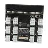 Power Distribution Board Adapter 12 Position Breakout Module Motherboard Accessories 12VBlack