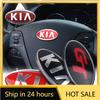 2026 Hot Car Sticker ABS Car Sticker Steering Wheel Emblem Badge For KIA GT Sportage Ceed Sorento Cerato Optima Picanto Rio Soul