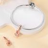 Original Copper Charms Luxury Rose Gold Dreamy Horse Pendant Beads Fit Bracelet Diy Women Making Delicate Gift