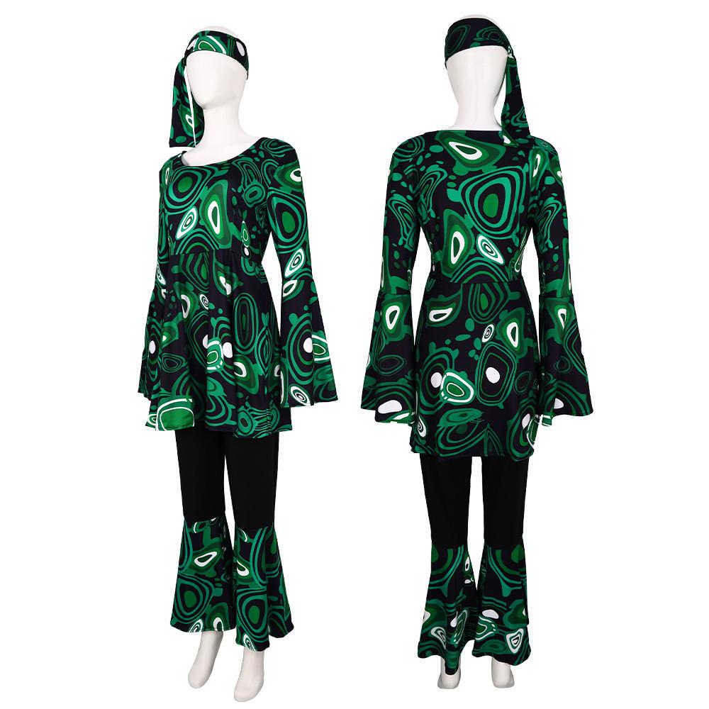 Costume Hippie Cosplay Halloween Polyester Unisex Stage Outfit Party Clothing