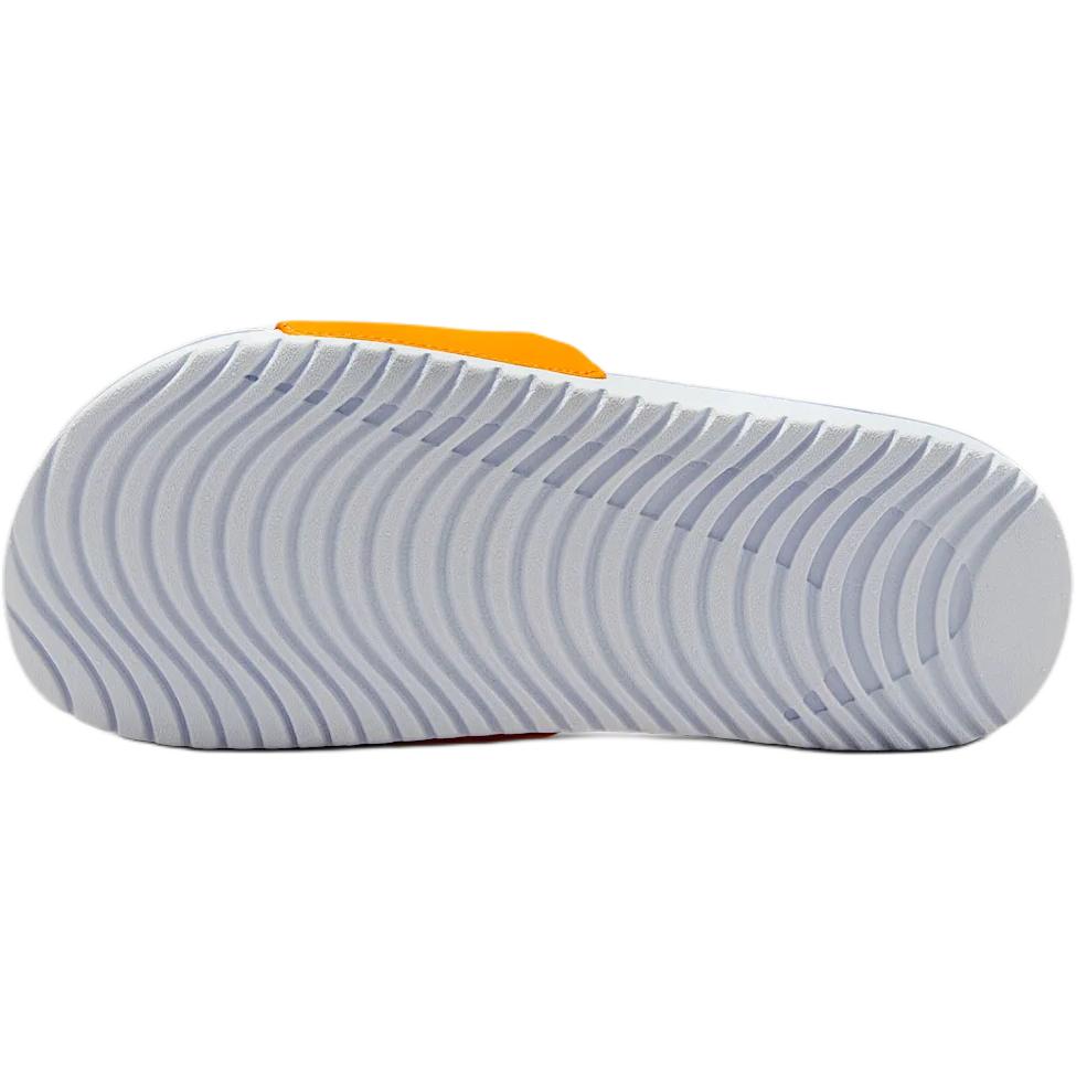 Nike Kawa Slide GS Orange Peel University Blue Kids Sneakers White FJ8812-801