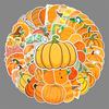 50 Pumpkin Graffiti Small Fresh Plants Creative Skateboard Suitcase Waterproof Stickers