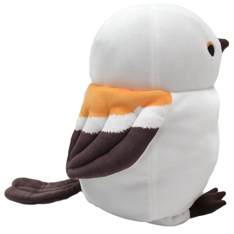 Shinada Global Mochi Series Mochishimaenaga Yellow Large Size 22 x 20 x 24cm Plush Animal Bird Shimaenaga MOSI-0350Y