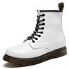 1 Neues Paar Martin Boots Britische Retro High-Top Schuhe Runde Zehen Lederstiefel