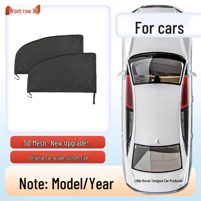 Car Sunshade & Mosquito Net - Insect-Proof Window Curtain
