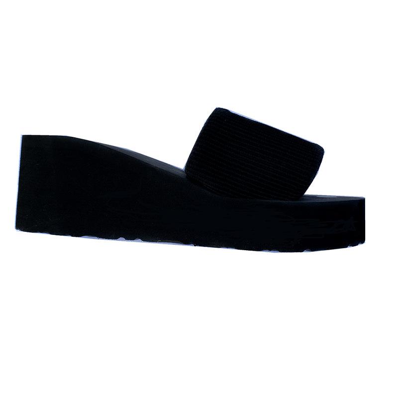 Sandale Platformă Tip Flip Flop pentru Femei Coreene pentru Casă și Plajă