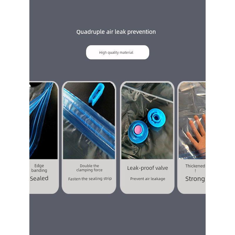 Air-Extraction Compression Bags for Storing Cotton Quilts and Clothes, Vacuum Storage Bags, Special Extra-Large Size for Quilts, for Home Use