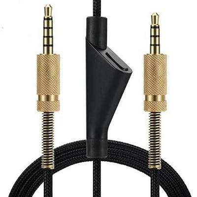 Logitech Astro A10 A40TR Câble Audio pour Casque Tressé 2m à Bouton Silencieux