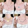 Dopamine Summer Flower Beaded Choker for Women - Colorful & Fairy-Inspired Design