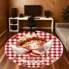 1PC Cupid I love you Office Round Area Rug, Under Office Chairs Bedroom Living Room Home Decor,Carpet for Office, -1110268