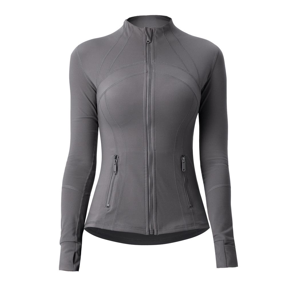 Women's Slim-Fit Double-Sided Brushed Yoga Jacket