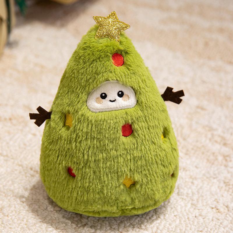 Children's Plush Santa and Snowman Christmas Dolls Gift