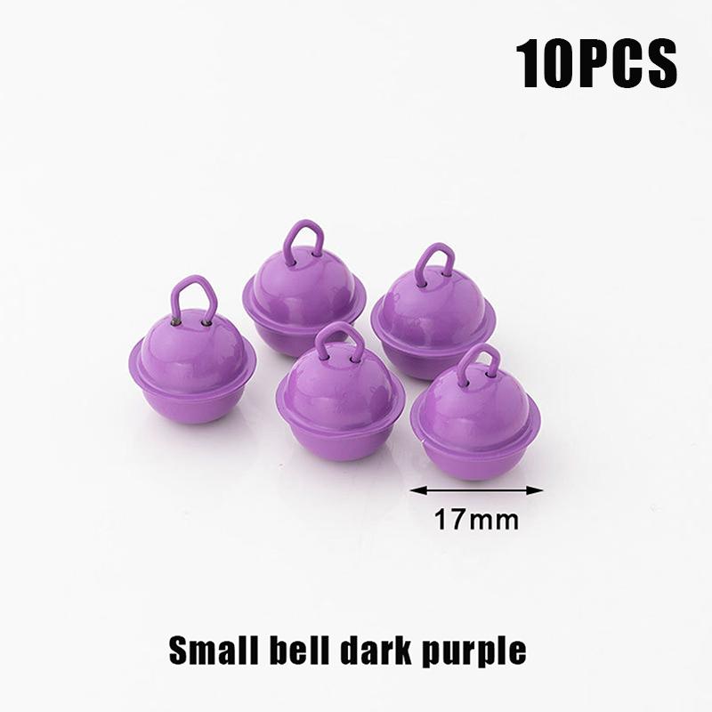 10 szt. 22 mm Kolorowe Malowane Dzwonki Jingle Metalowe Okrągłe Mini Dzwoneczki Ozdoby Dekoracje Wisiorki na Boże Narodzenie Rękodzieło DIY