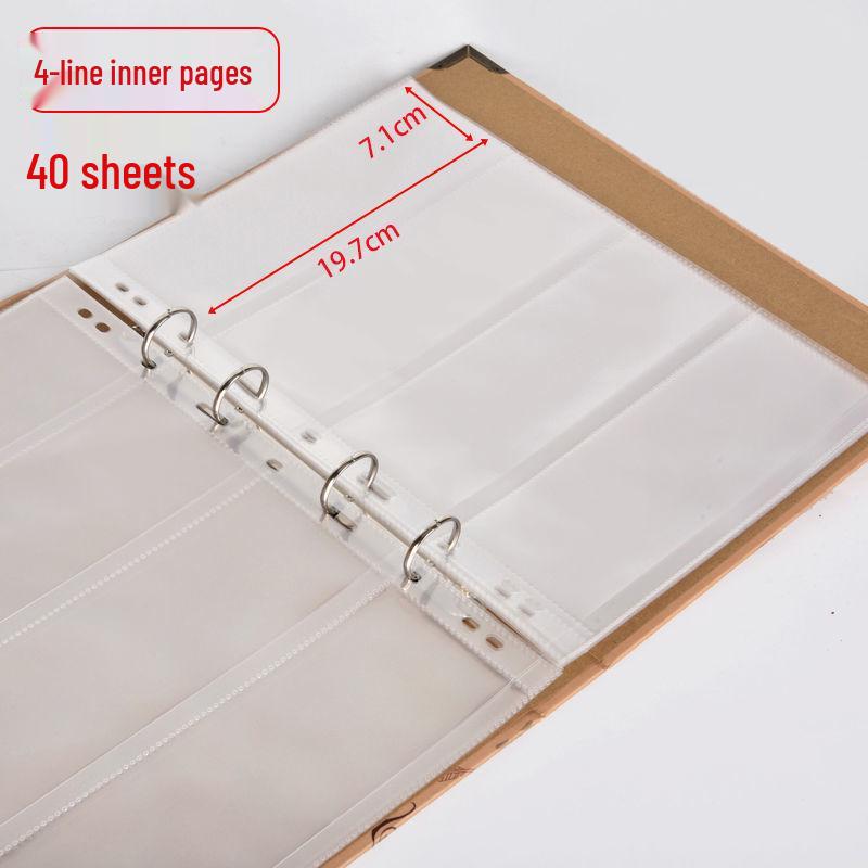 

Альбом для коллекции марок и купонов на кольцах, большой вместимости, с одним гридом