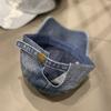 Washed Denim Baseball Caps Women Vintage Holed  Distressed Cap Fashion Sports Denim Hats Plain Women Men Dad Caps
