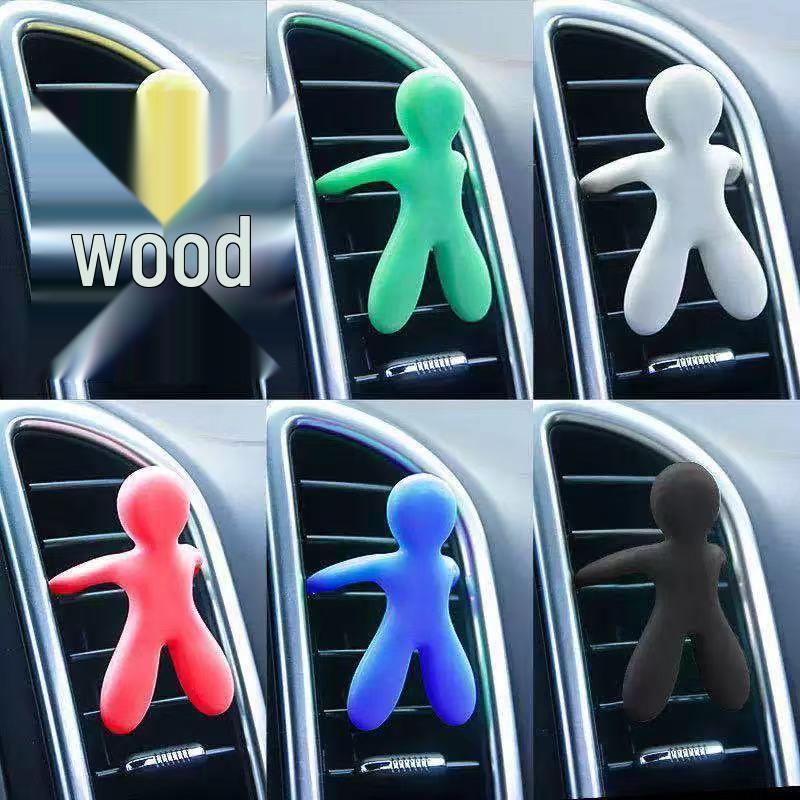 Car Vent Freshener: Creative, Long-lasting Light Fragrance Interior Ornament Doll.