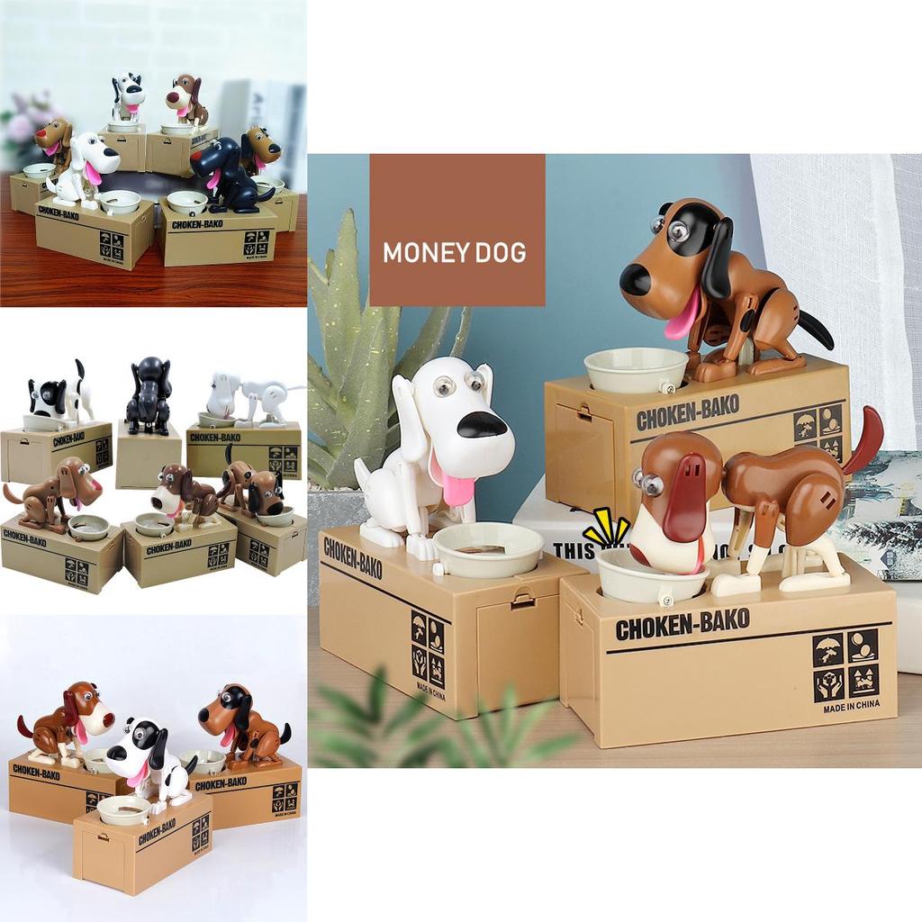 Coin Electric Piggy Bank  Money Stealing Dog Savings Box Cartoon Puppy Toy Gift