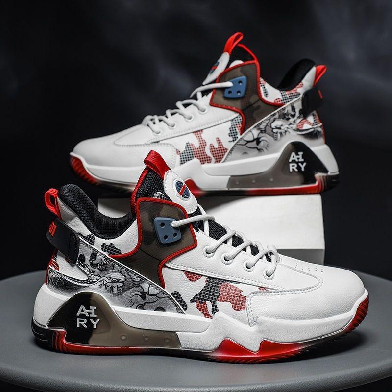 Men's Basketball Shoes Spring New Lace-up Fashion Running Shoes Sports Shoes Casual Men's Shoes