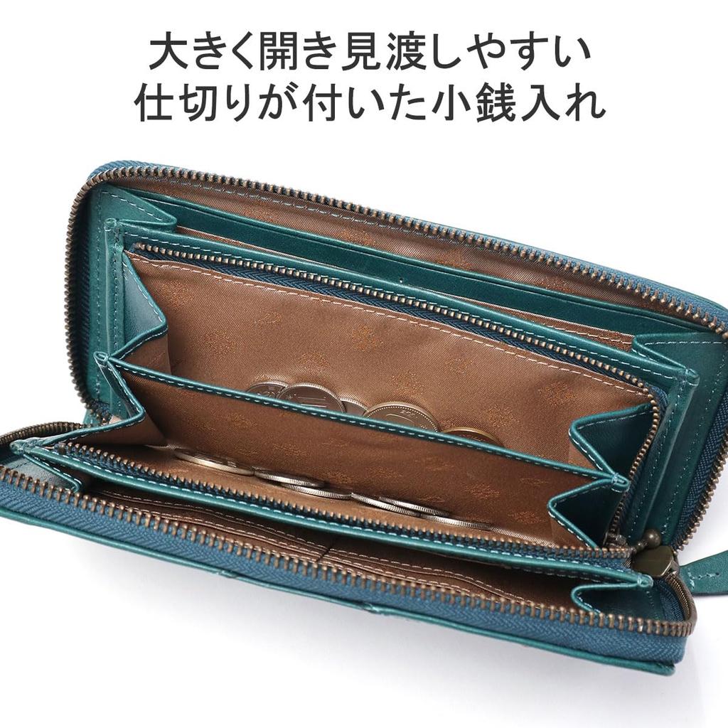 Long Wallet Round Zipper Orange [Dakota] Women's DA-31603-34