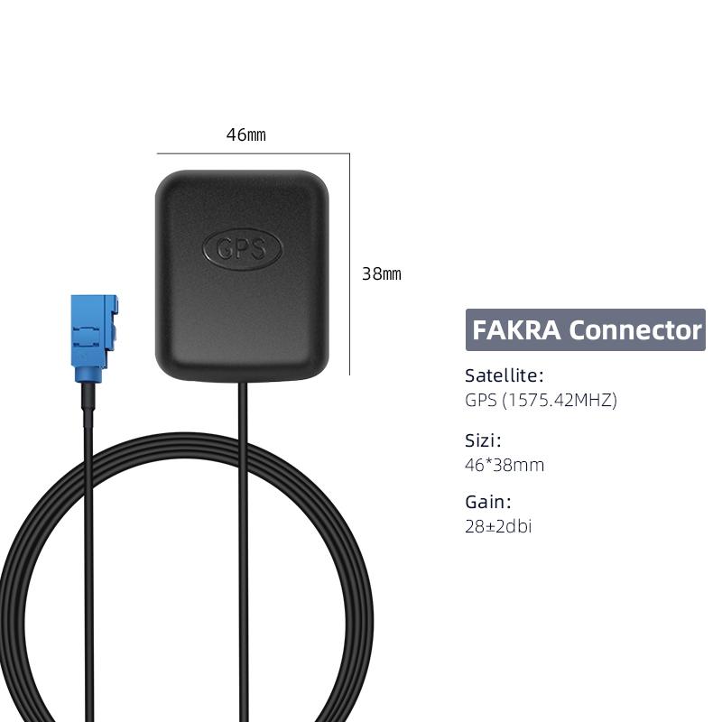 HONGXIN GPS Vehicle Antenna, Single GPS Antenna, Car Tracking Antenna, 1575.42 MHz, Optional SMA or FAKRA Connectors