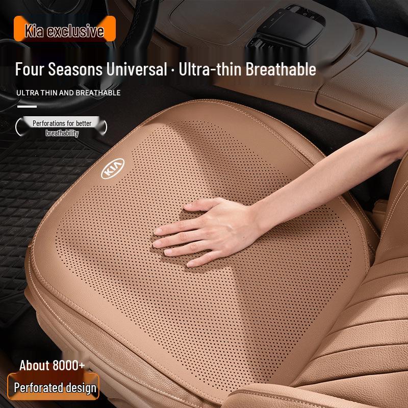 Kia Car Seat Cushion: Fits Picanto, K3, Seltos, Carens, Sportage, EV5 - Semi-Wrap, All Seasons