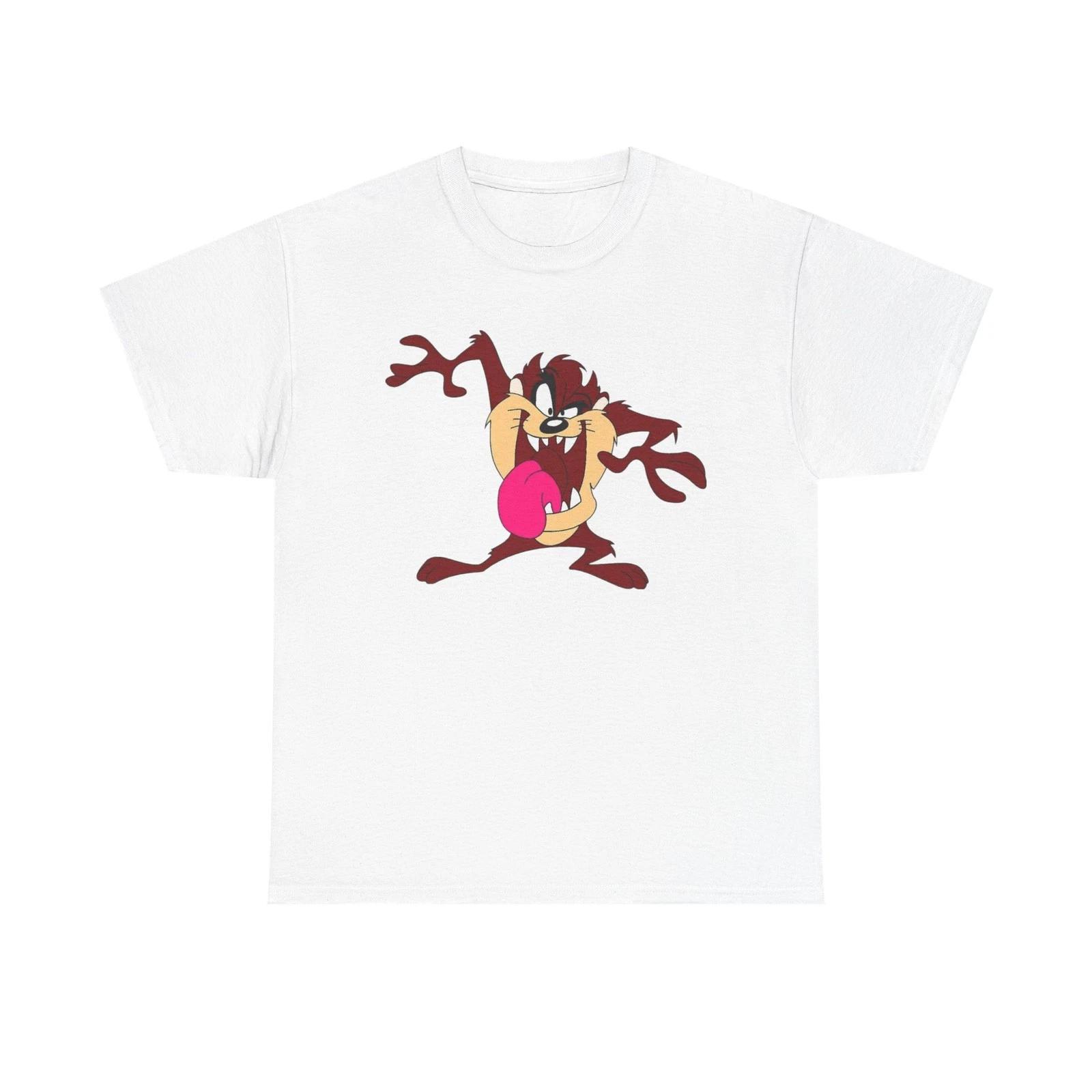 

Tasmanian Devil Classic Cartoon Character Printed T shirt Vintage Collectible 4XL