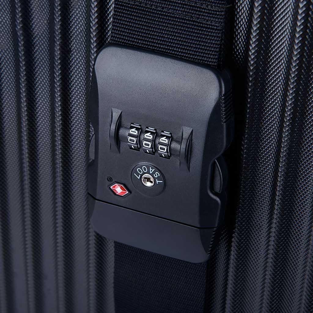Naturehike Gepäckgurt für Koffer mit Kombinations-TSA-Schlössern, Kreuzsicherheit Reise (Kreuzförmiges Sicherheitsverschluss-Etikett) und Zollpasswort