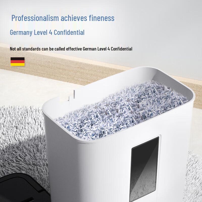 Deli 4-Level Cross-Cut Desktop Paper Shredder CN plug (adapter included)