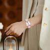 ShunkanSai Women's Analog Quartz Watch Square Waterproof Leather Strap Casual Fashion Timepiece