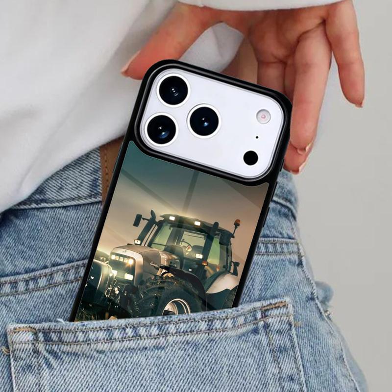 

Farm Vehicle Tractor print Phone Case for iPhone 16e 15 14 13 12 17 Pro Max Plus Air 17pro Cover Coque iPhone 16 Plus