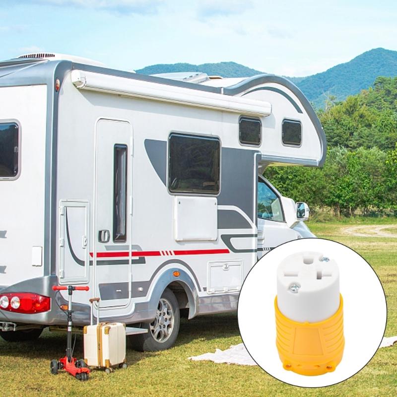 Three Pin Male/Female NEMA 6-20P Industrial Outdoor Plug Straight 20A/250V High Power Power Connectors Converters