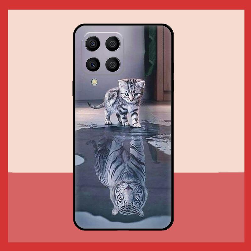 Animal Tiger Art Case For Samsung Galaxy M56 M12 M06 M32 M52 M35 M55 M15 M11 M13 M14 M16 M36 M31 M53 M34 M54