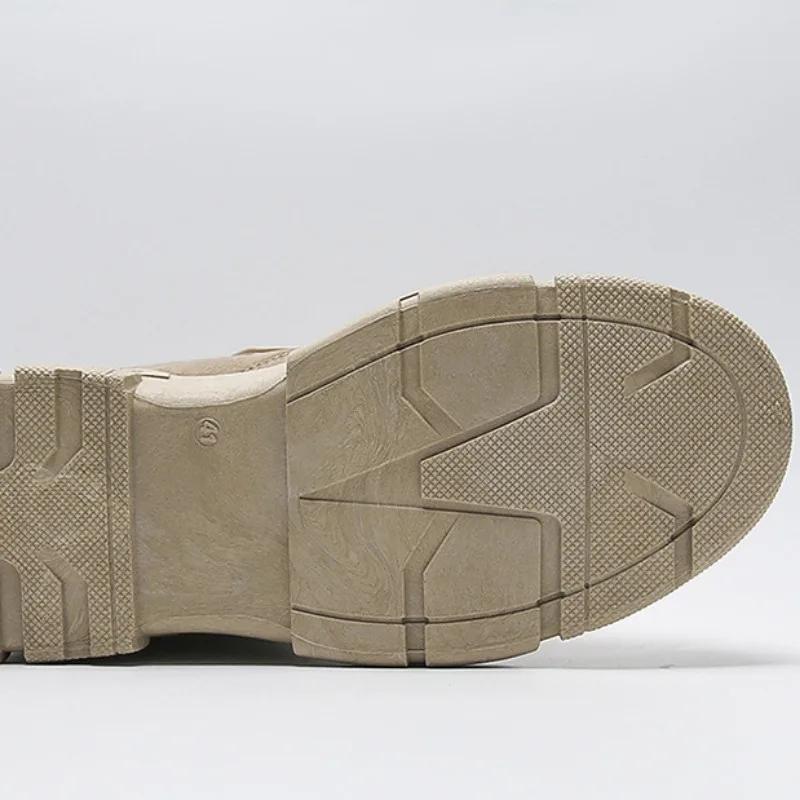 Men's Shoes 2025 New Spring and Autumn Fashion Breathable Casual Sports Shoes Outdoor Anti Slip Wear-resistant Workwear Shoes