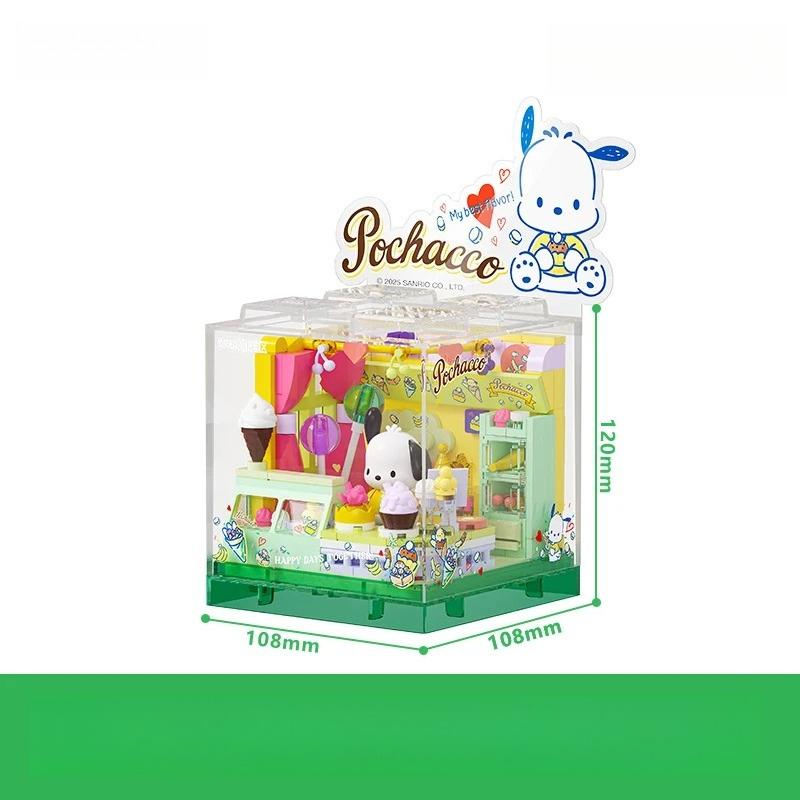 Cute Cartoon Building Blocks, DIY Puzzle Assembly Toy, Creative Desktop Ornament Gift