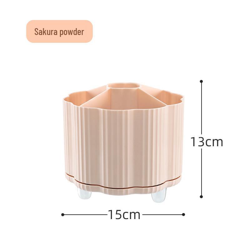 Suport rotativ pentru depozitarea pensulelor de machiaj și a produselor cosmetice