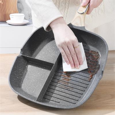 Mehrzweck Langlebige Antihaft Omelett Bratpfanne 3-in-1 Steak Frühstück Bratpfannen Kasserolle Kochtöpfe Küchenkochgeschirr Utensilien