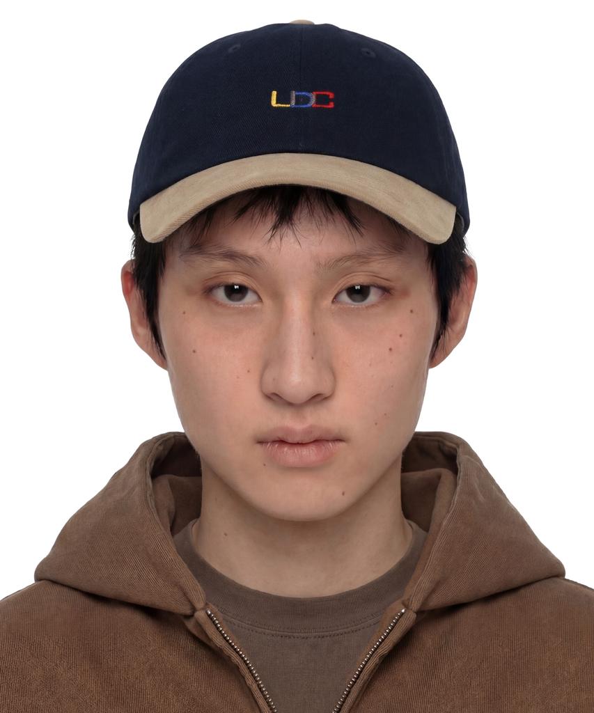 Eondeokeonteulol Cotton Color Block Ball Cap Color Shadow / Classic B B / Desert Navy