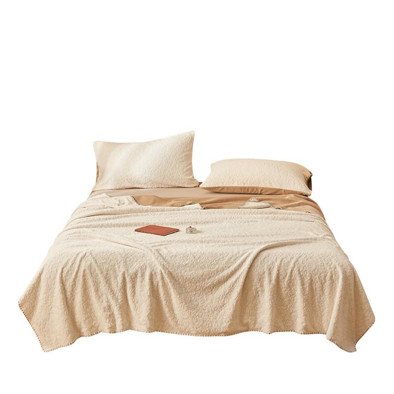 ZISIZ Double Layer Thickened All-Season Throw Blanket