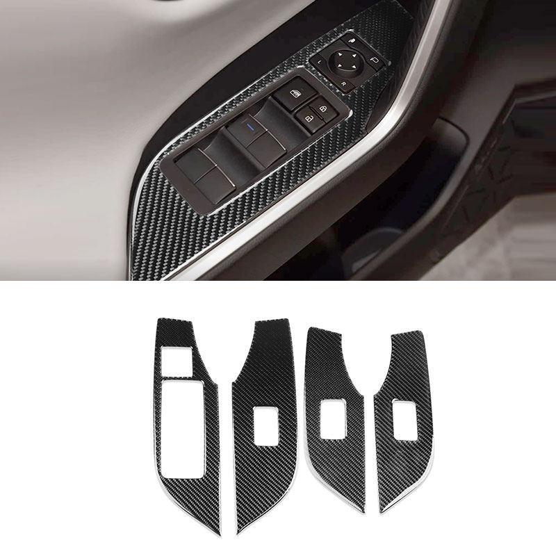 For Toyota RAV4 XA50 2024 2025 LHD Car Styling Interior Door Window Lift Switch Panel Button Frame Trim