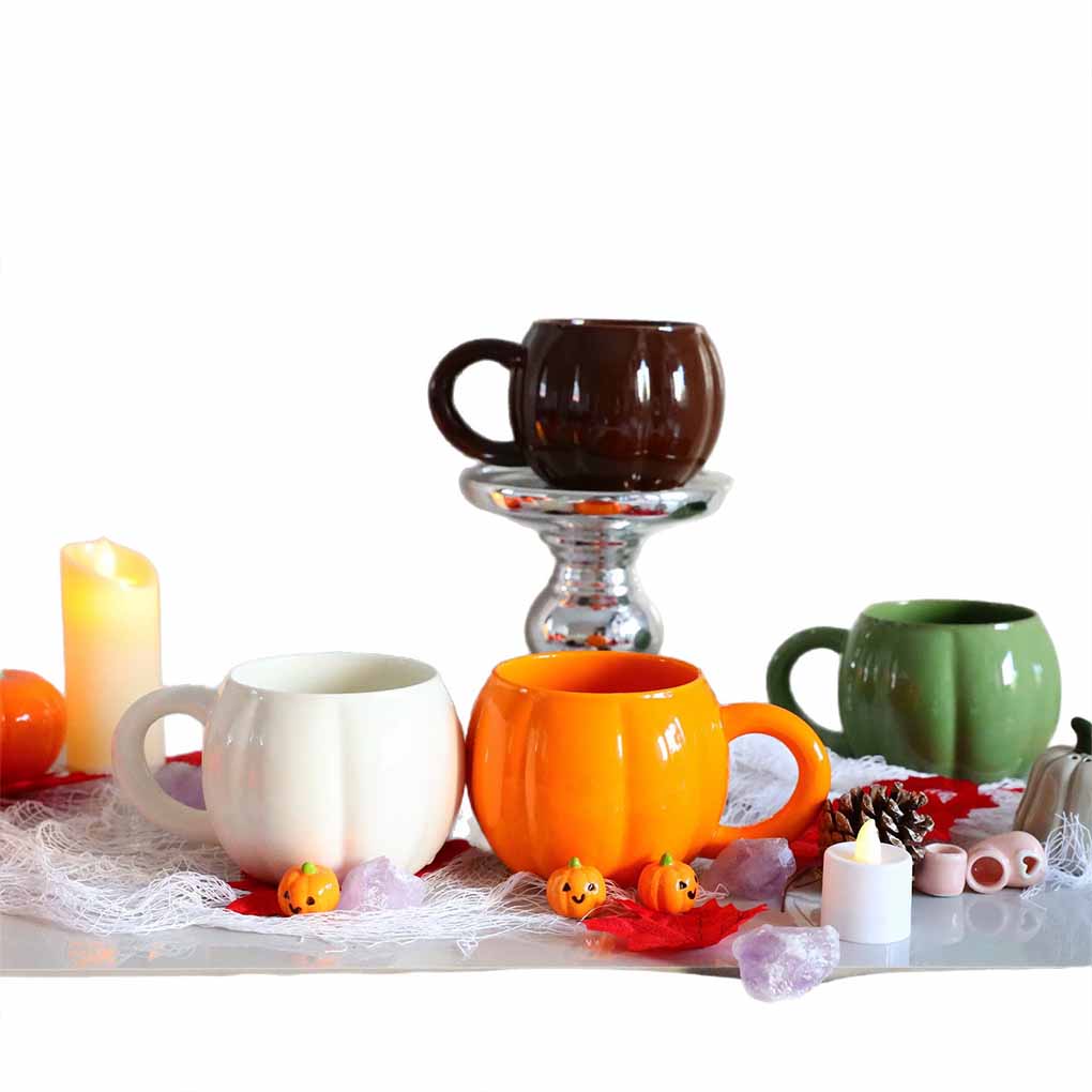 Pumpkin Mug, Pumpkin Pumpkin Coffee Large Capacity, Smooth Surface, Clean, Suitable Gifts, Christmas Gifts, Gifts