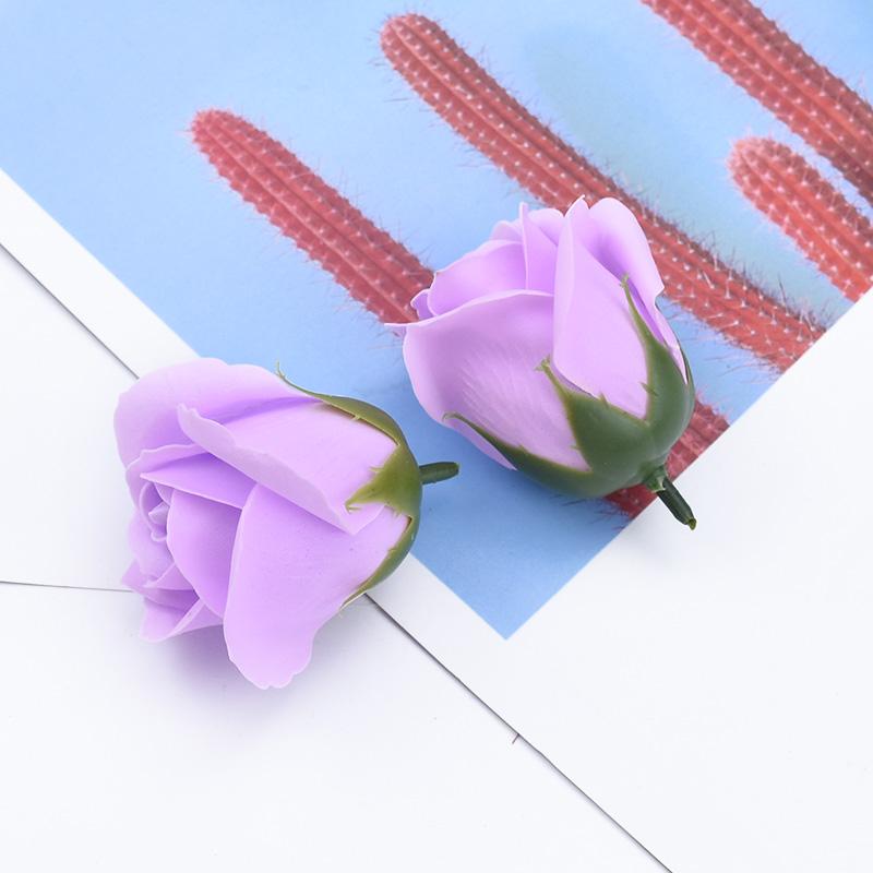 

5/10Pcs Scented Soap Flowers Home Room Wedding Decor Teddy Bear of Roses Bridal Accessories Valentine s Day Artificial Flowers 5pcs