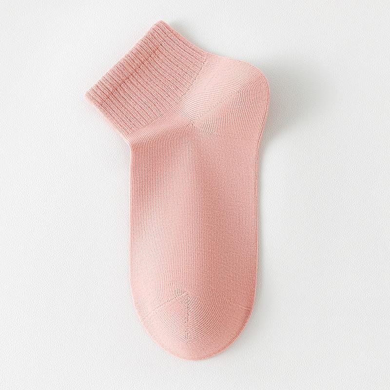 Damen Frühling und Herbst Mode Neue Baumwolle Flache Socken