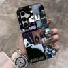Band C-Crystal Castles Phone Case For Samsung S25 Ultra S23 S22 S21 S20 Ultra Plus S24 Fe A54 A55 Color Silver Cover