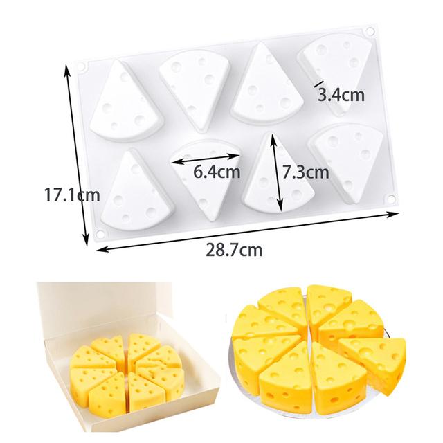 Silikonform Bakverk 3D Tårta Design Mini Cupcake Mousse Muffin Hjärta Bubbla Fyrkantig Bakform