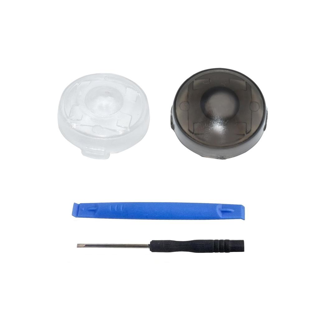 LQHZC Auto Light Sensor Cover, 0.7 inch (18 mm), Clear Smoke, Set of 2,