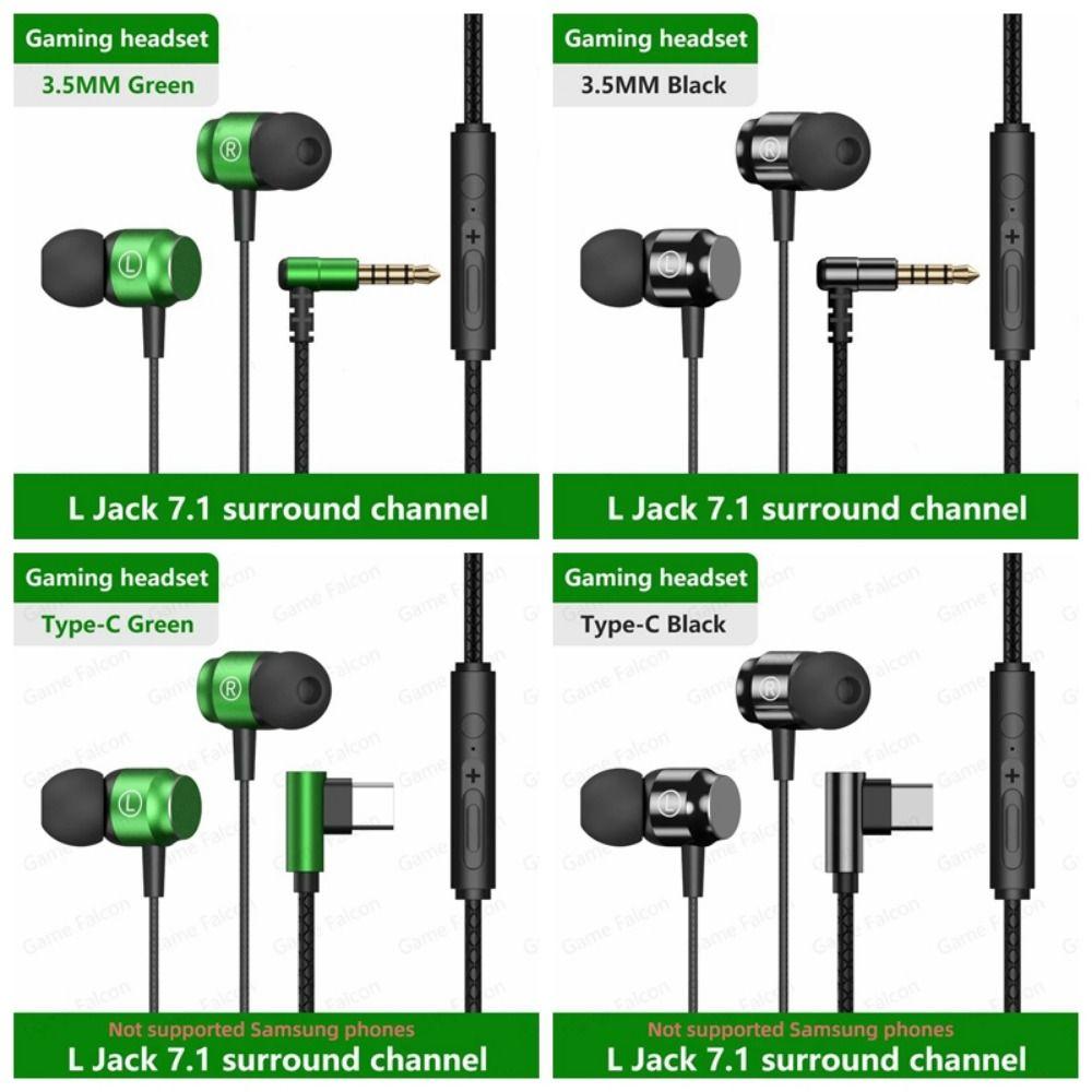 with Mic 3.5mm Wired Headphones Hifi L Jack Magnetic Suction Headset Gaming Wire Earphone  MP3