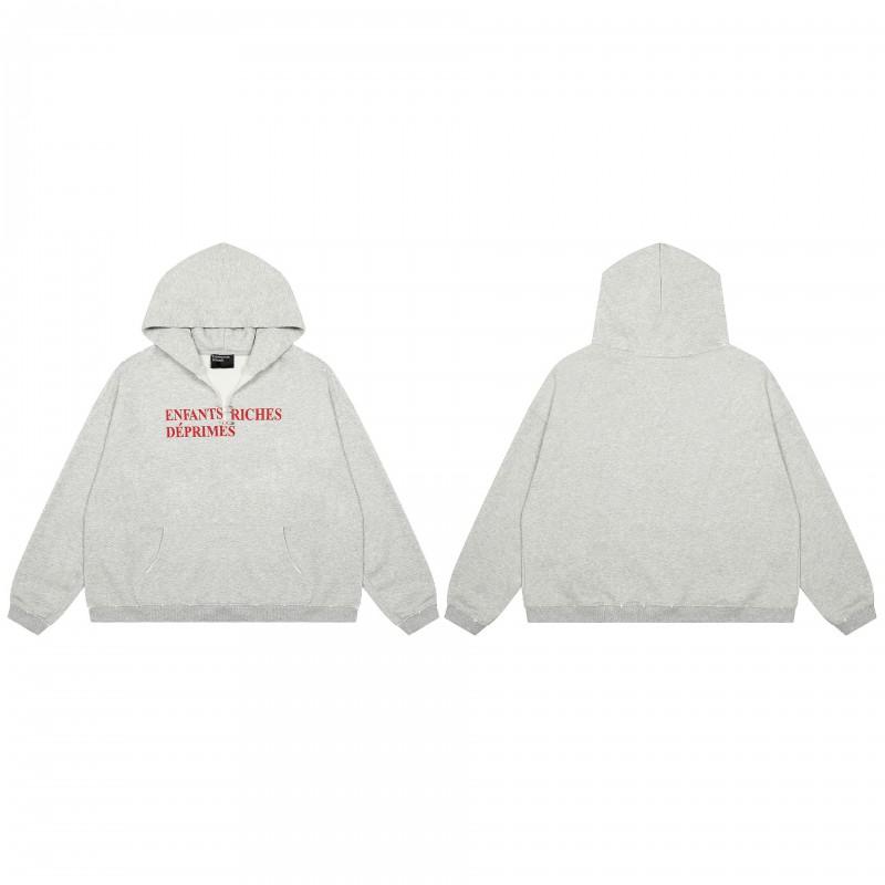 Unisex Oversized Hoodie With Distressed Washed Cotton Print Streetwear Youth Fall