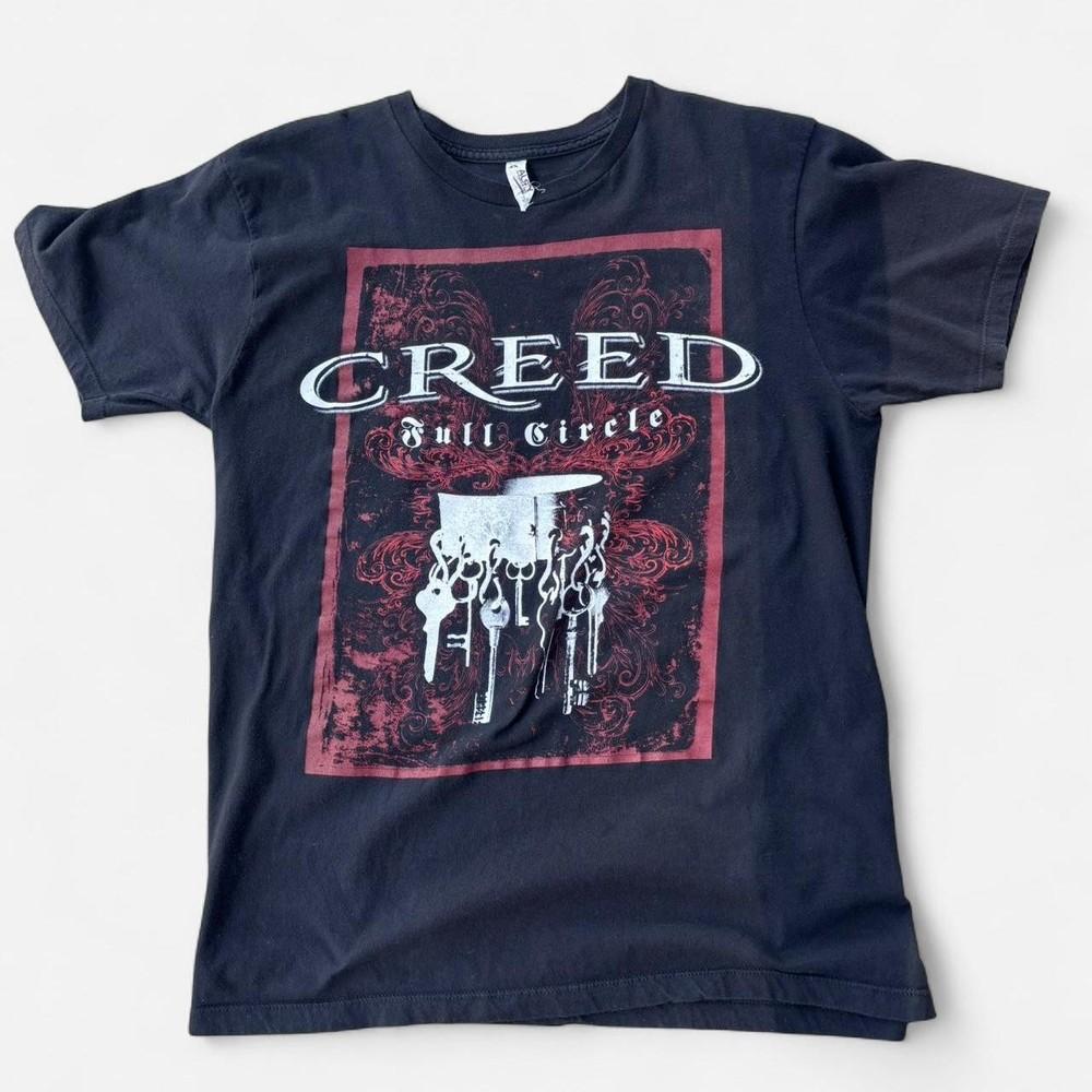 Футболка Creed Band Full Circle 2009 Унисекс Концертная S-5XL CR877 Унисекс Футболка XXXXL