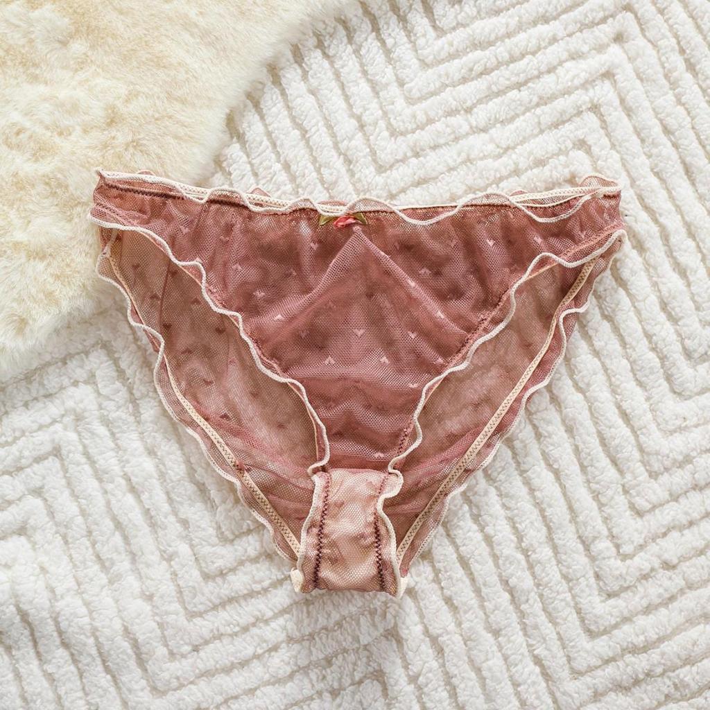 Candy Color Low-Rise Lightweight Breathable Panties for Women - Sweet Dopamine Triangle Briefs