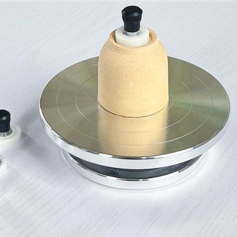 6/8/10/12in Double-Sided Pottery Turnable Wheel Turntable Sculpting Wheel Rotated Turntable Sculpting Pottery Wheel